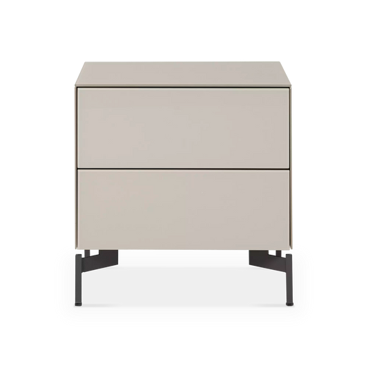Laura - Glass Nightstand