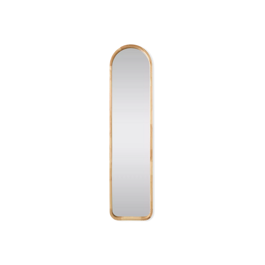 Nieve - Wood Arched Floor mirror