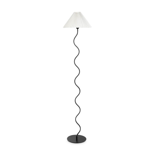 Groove - Lampe sur pied en métal