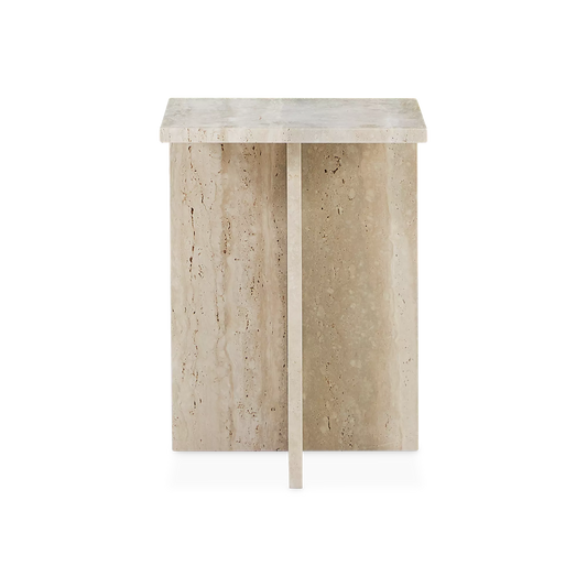 Divine - Travertine Side Table