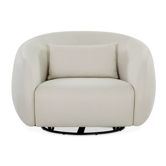 Moly - Fauteuil pivotant en tissu