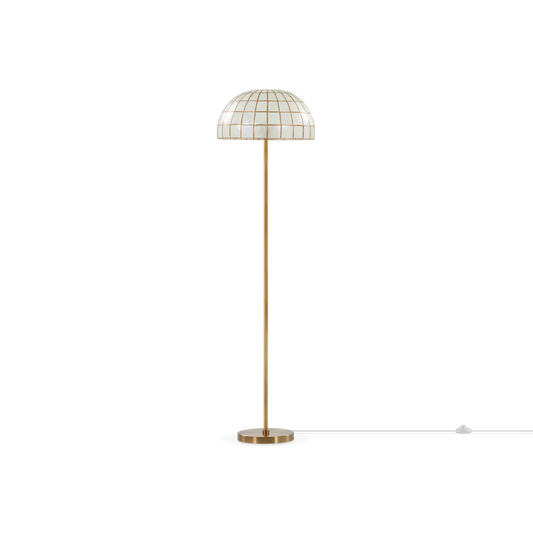Freedom - Lampe sur pied en coquillage de capiz