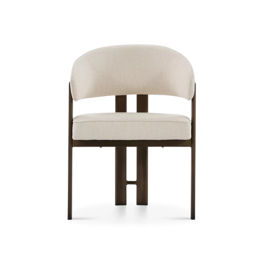 Duct - Bouclé Fabric Dining Chair