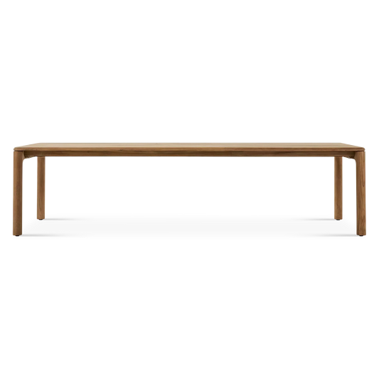 Julio - Table de salle à manger rectangulaire extérieure en teck