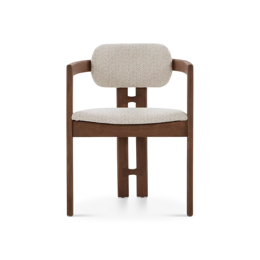 Luisa - Chaise de salle à manger en tissu