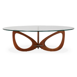 Helix - Table basse avec piètement sculptural par Cattelan Italia