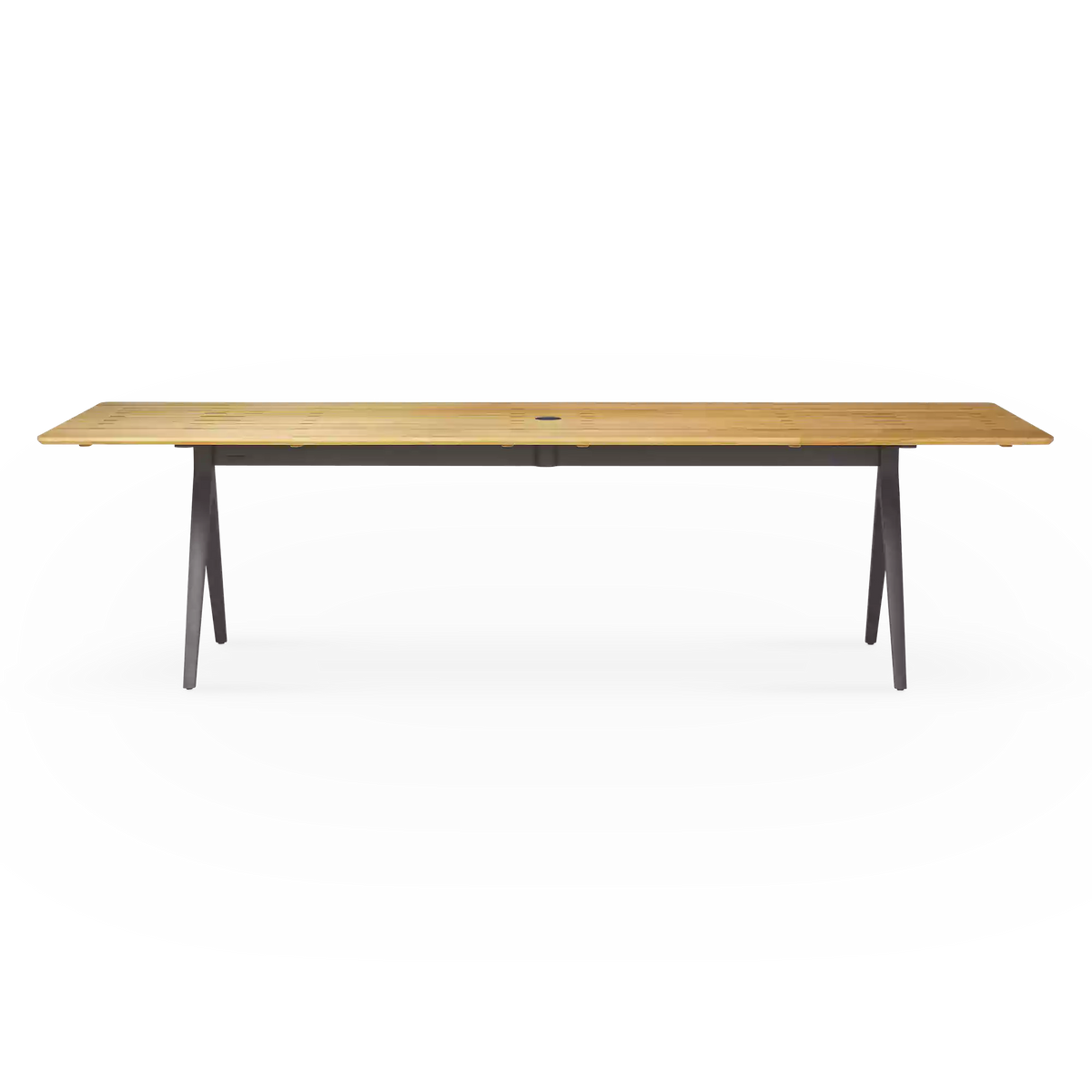 Split - Table de salle à manger extérieure en teck par Gloster