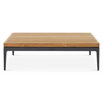 Grid - Table basse extérieure en aluminium par Gloster