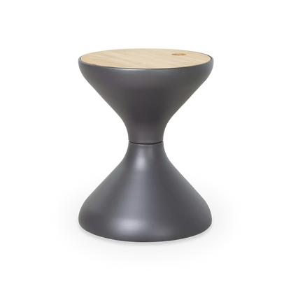 Bells - Table d'appoint extérieure en aluminium par Gloster