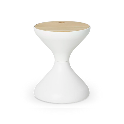 Bells - Table d'appoint extérieure en aluminium par Gloster