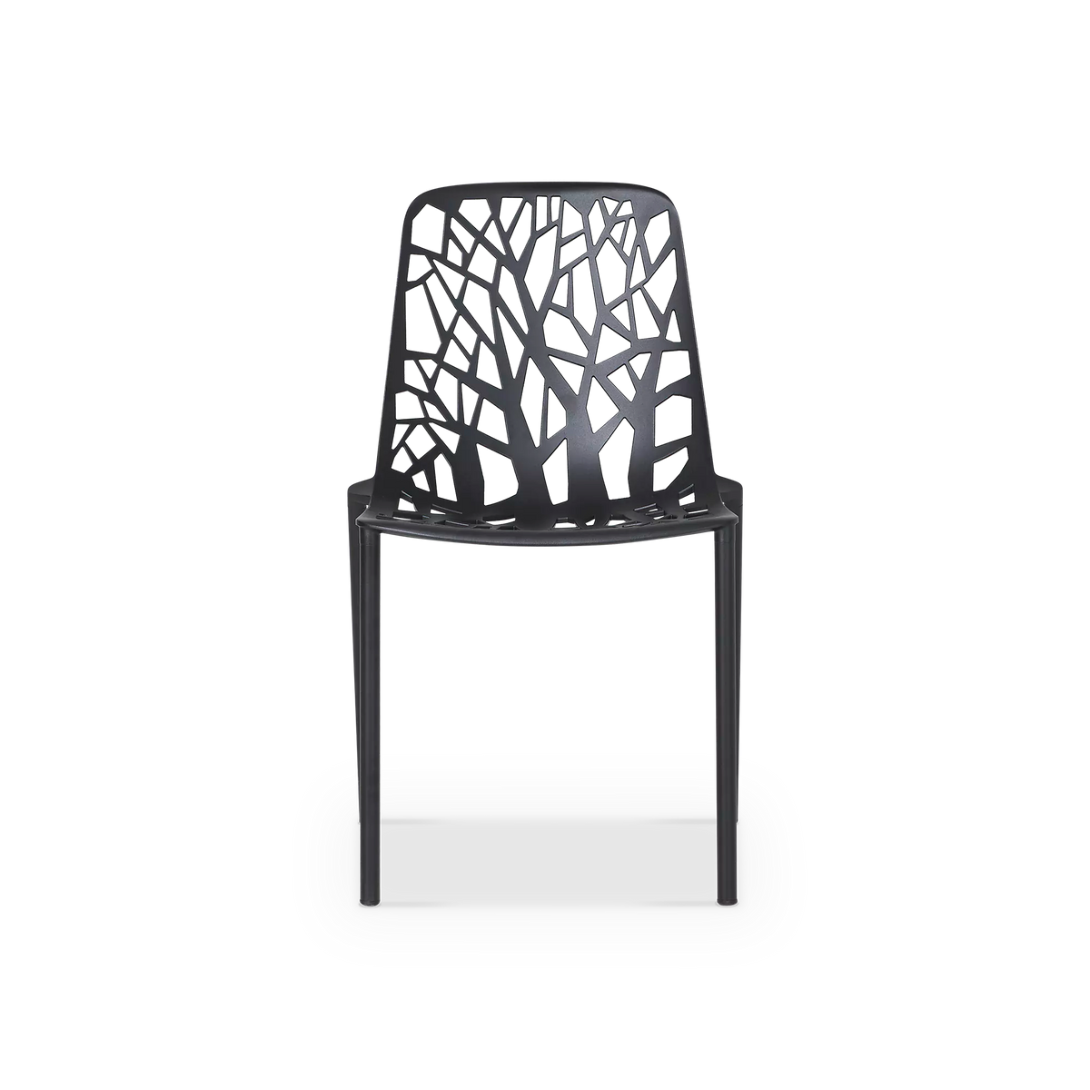 Forest - Outdoor Aluminium Chair Without Arms by Fast