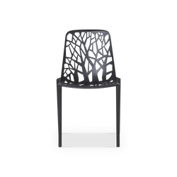 Forest - Outdoor Aluminium Chair Without Arms by Fast