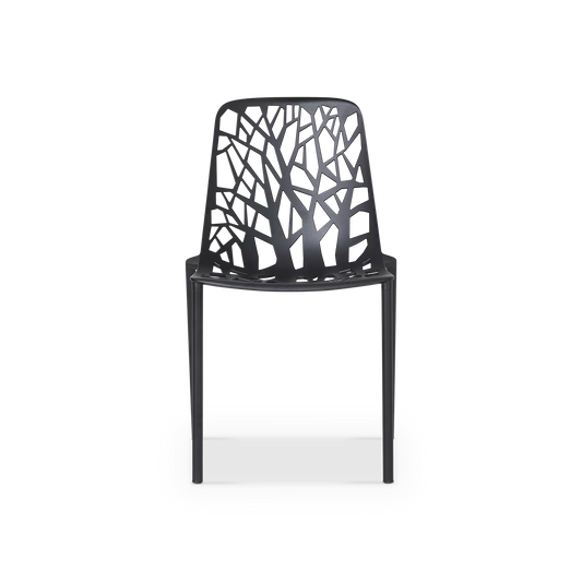 Forest - Chaise sans bras extérieure en aluminium par Fast