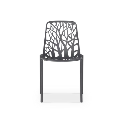 Forest - Outdoor Aluminium Chair Without Arms by Fast