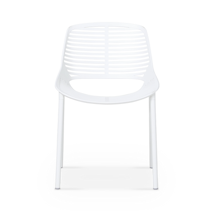 Niwa - Chaise sans bras extérieure en aluminium par Fast