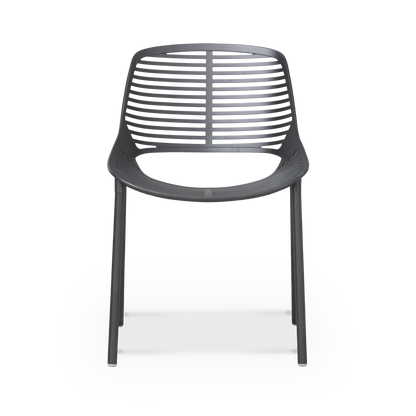 Niwa - Chaise sans bras extérieure en aluminium par Fast