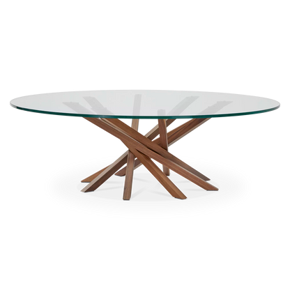 Atari - Coffee Table with Architectural Base by Cattelan Italia