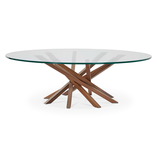 Atari - Coffee Table with Architectural Base by Cattelan Italia