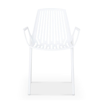 Rion - Chaise sans bras extérieure en aluminium par Fast