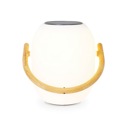 Cocoon - Lampe de table extérieure en teck par Gloster