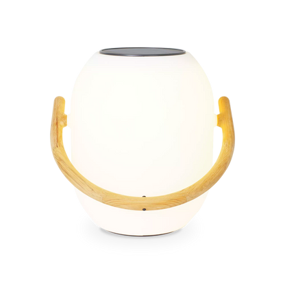 Cocoon - Lampe de table extérieure en teck par Gloster