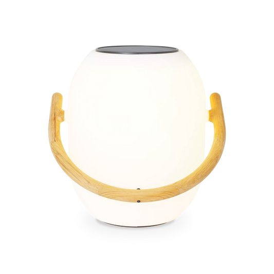 Cocoon - Lampe de table extérieure en teck par Gloster