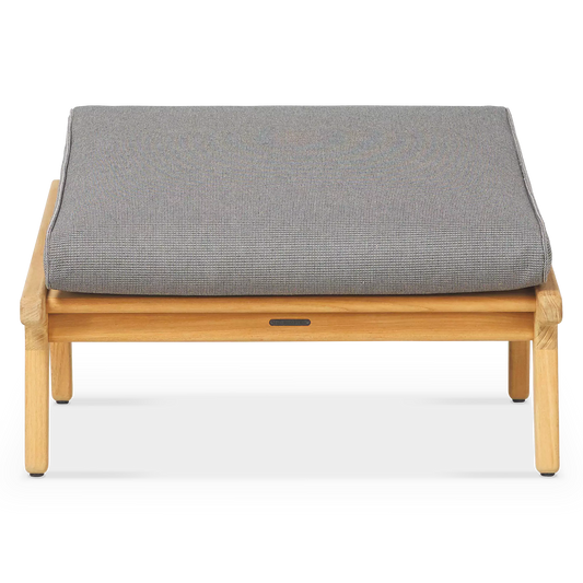Bay - Outdoor Teak Ottoman by Gloster