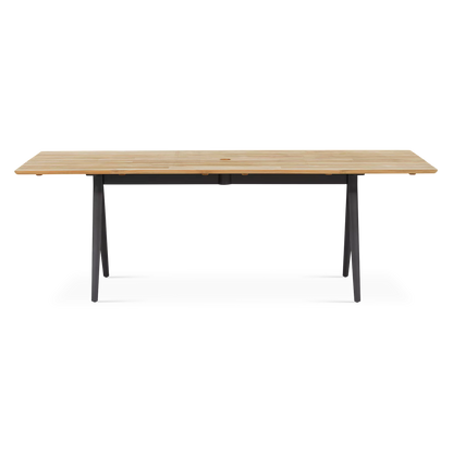 Split - Table de salle à manger extérieure en teck par Gloster