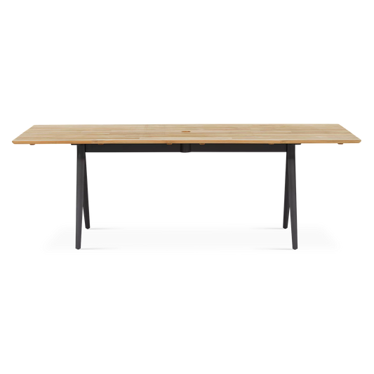 Split - Table de salle à manger extérieure en teck par Gloster
