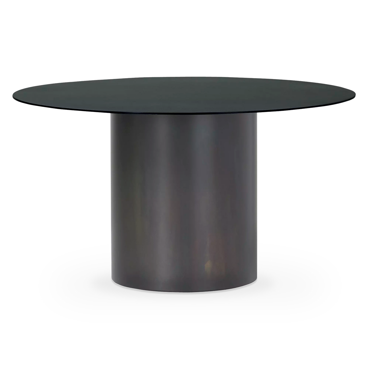 Oxydation - Table basse avec plateau en métal oxydé par Ligne Roset