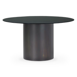 Oxydation - Table basse avec plateau en métal oxydé par Ligne Roset