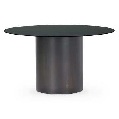 Oxydation - Table basse avec plateau en métal oxydé par Ligne Roset