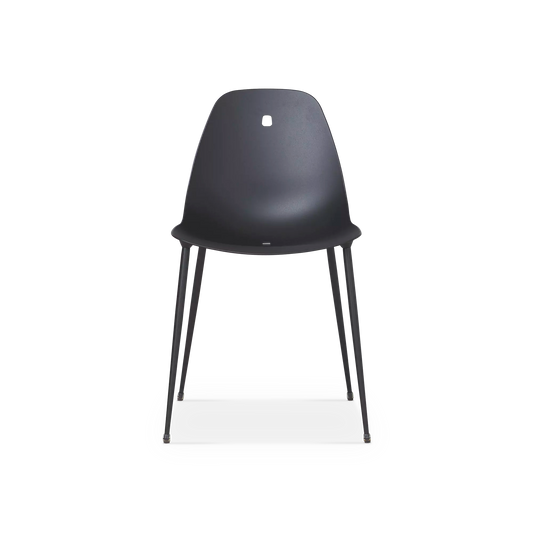 Marguerite - Chaise sans bras extérieure en aluminium par Joli