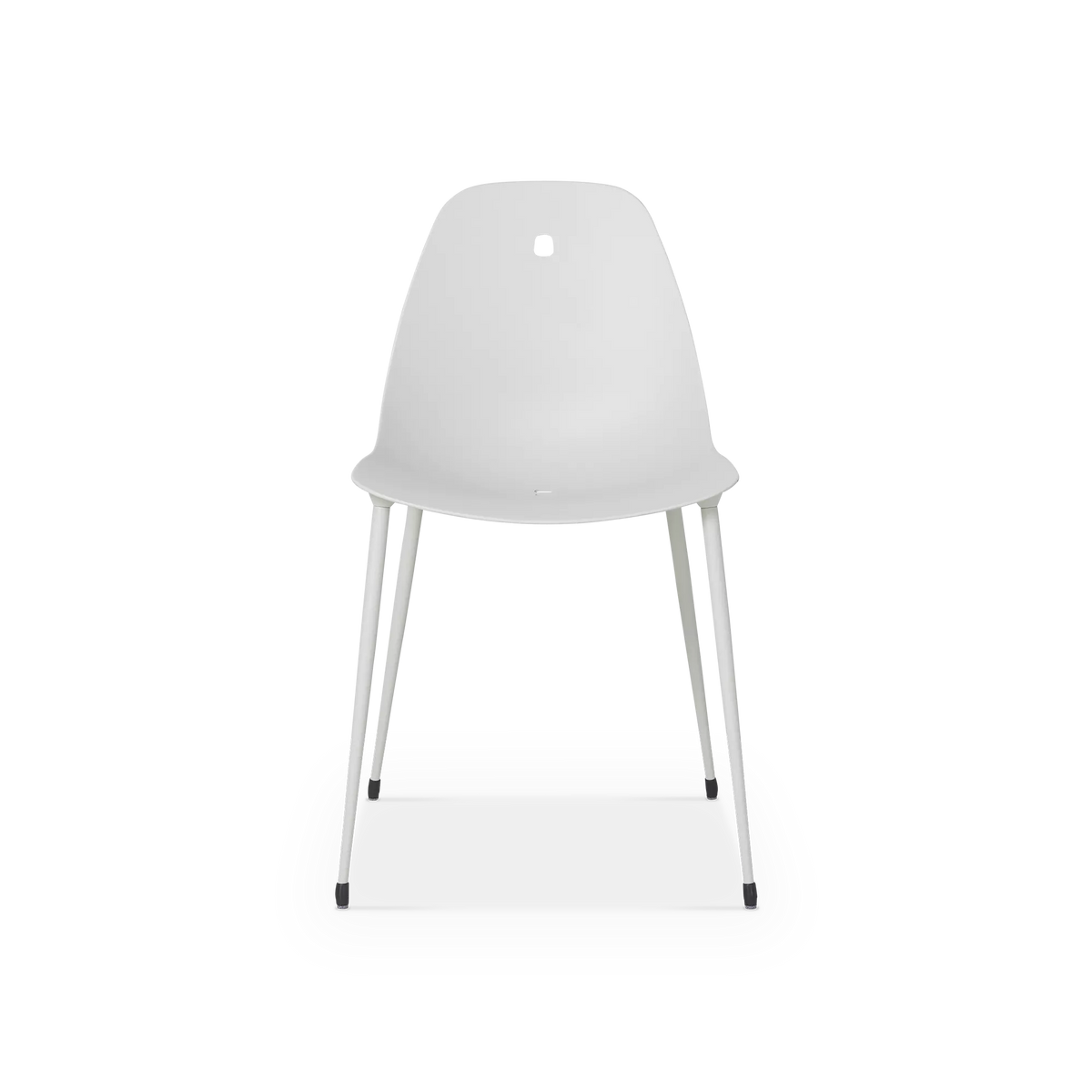 Marguerite - Chaise sans bras extérieure en aluminium par Joli