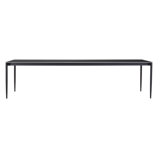 Wire - Table de salle à manger rectangulaire extérieure en céramique par Joli