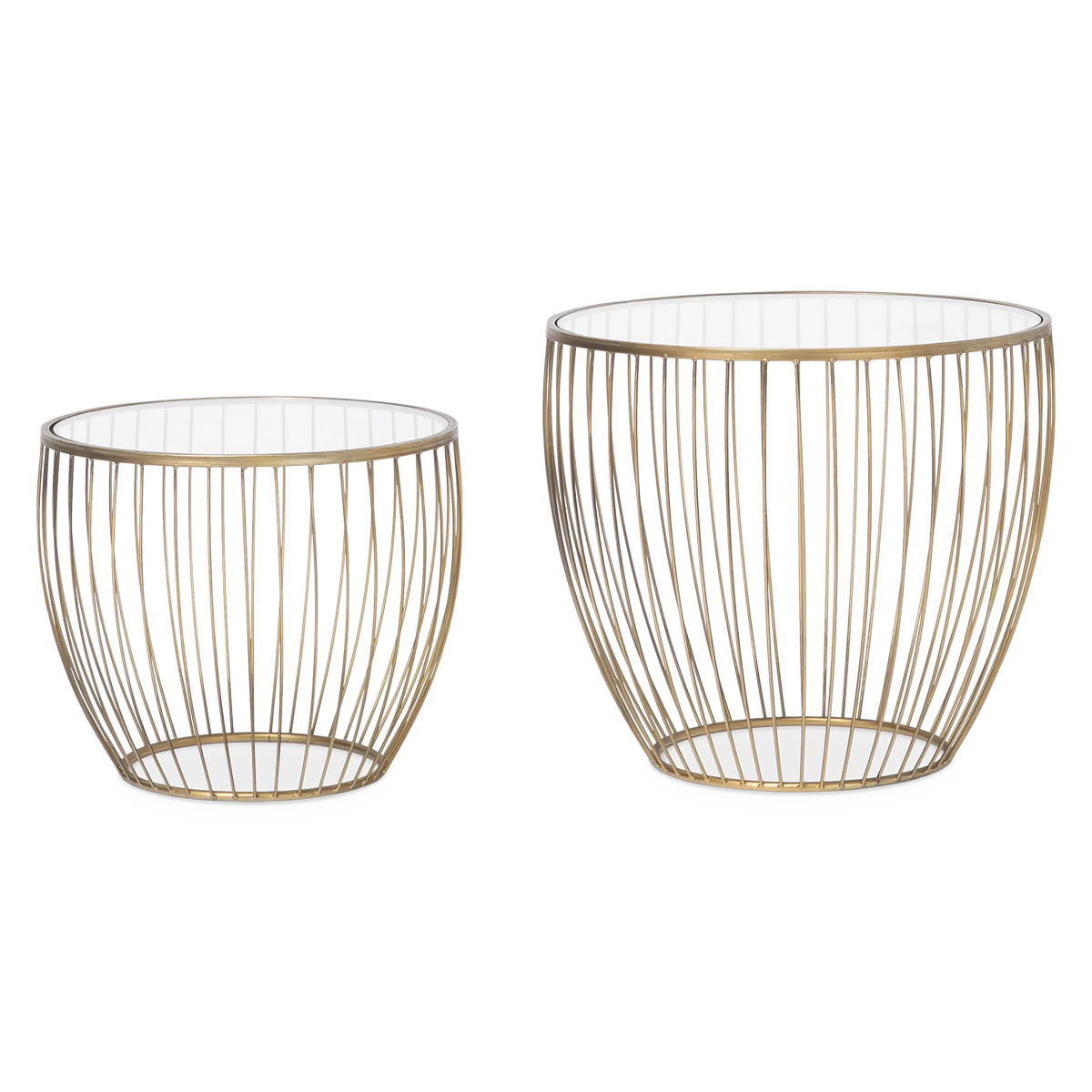 Cyclone - Ensemble de tables d'appoint rondes