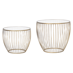 Cyclone - Ensemble de tables d'appoint rondes
