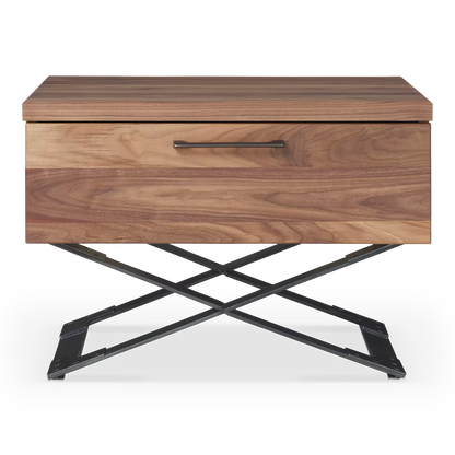 Laurentides - Table de chevet en bois massif