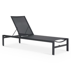 State - Chaise longue extérieure en textilène
