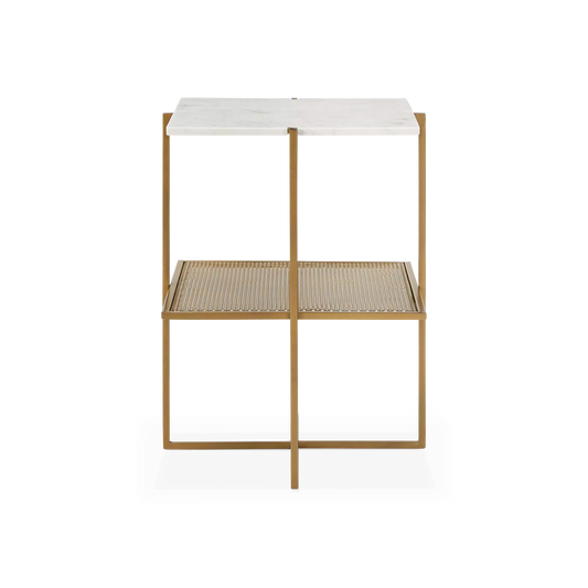 Olivia - Marble Top Nightstand by Four Hands