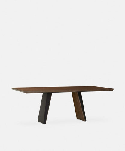 Timeless - Dining Table with Wooden Top by Trica