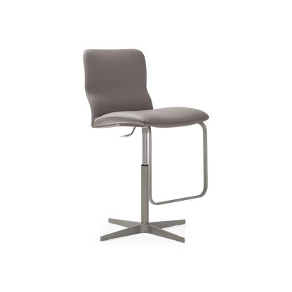 Vito - Adjustable Leather Stool by Cattelan Italia