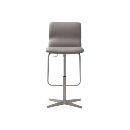 Vito - Adjustable Leather Stool by Cattelan Italia