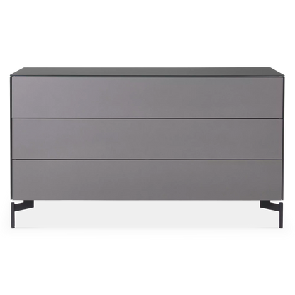 Laura - Frosted Glass 3-Drawer Dresser