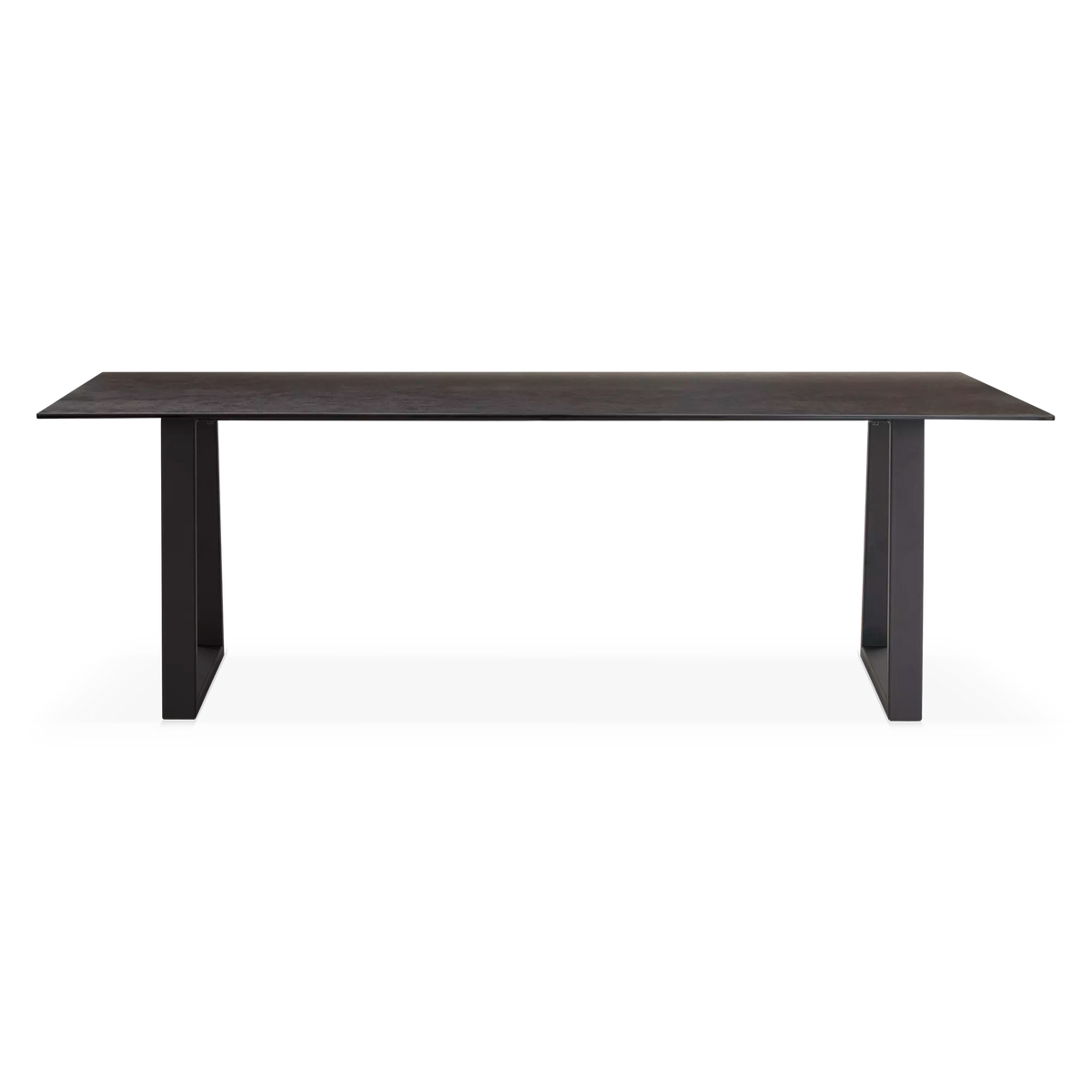 Spinoza - Raw Metal Top Dining Table