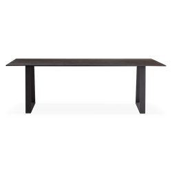 Spinoza - Raw Metal Top Dining Table