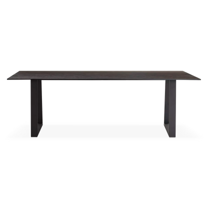 Spinoza - Raw Metal Top Dining Table