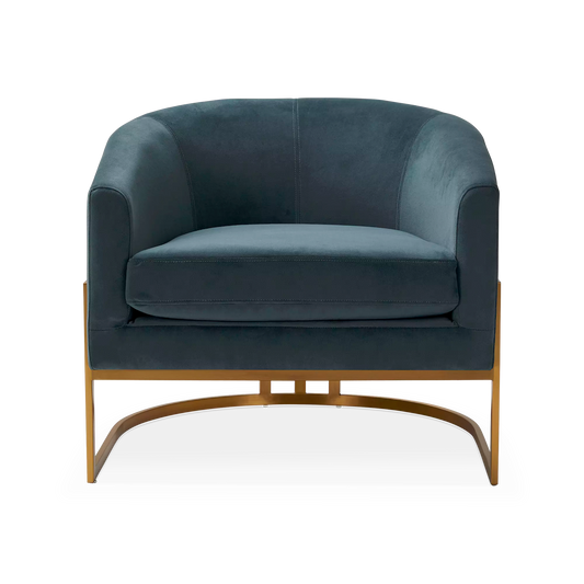 Corbin - Fauteuil en velours par Four Hands