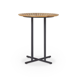 Whirl - Table de salle à manger extérieure en teck par Gloster