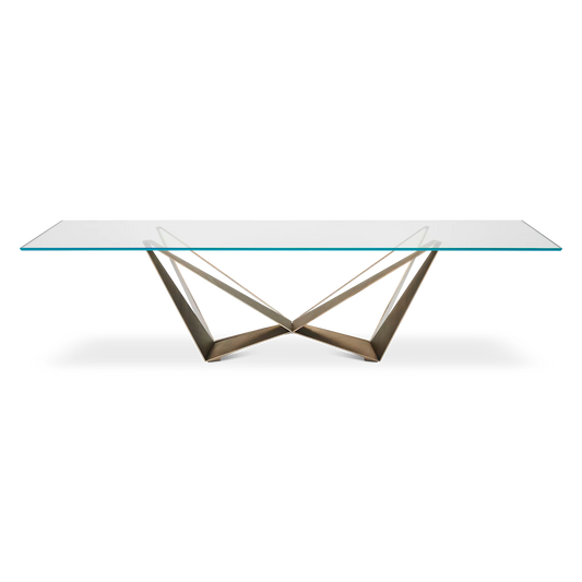 Skorpio - Table with Architectural Base by Cattelan Italia